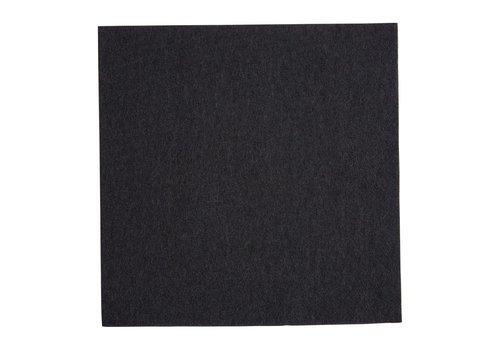  HorecaTraders Dinner Napkins | 1/4 fold | Black | 400mm (2000 pieces) 