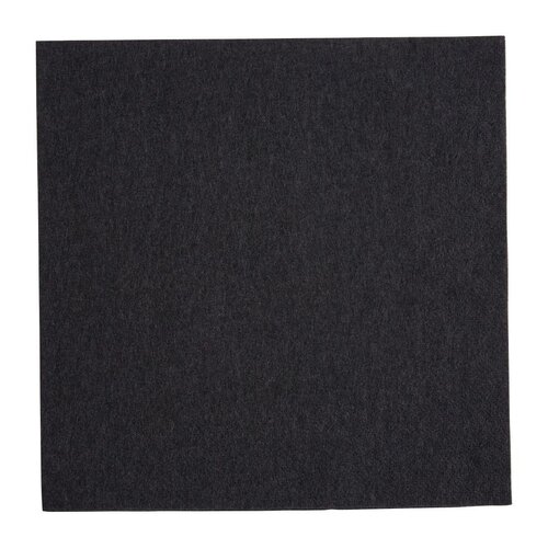  HorecaTraders Dinner Napkins | 1/4 fold | Black | 400mm (2000 pieces) 