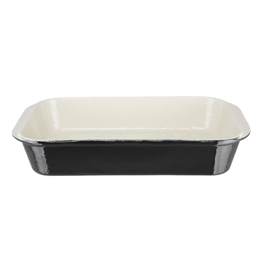 Ensemble de plat à rôtir et de plat à four | 2 pièces | Fonte | Revêtement antiadhésif