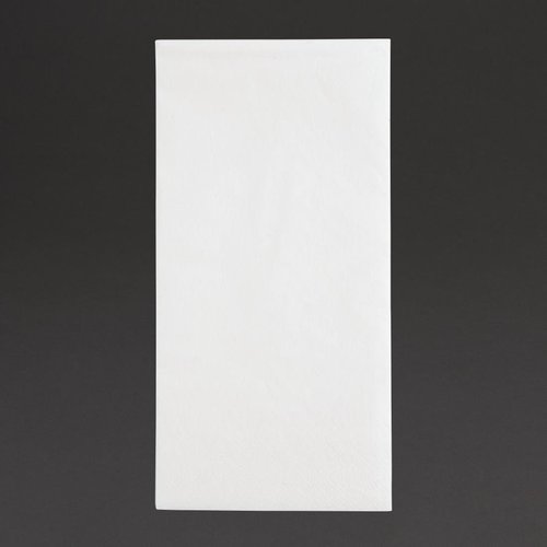  HorecaTraders Dinner Napkins | 1/8 fold | White | 400mm | (2000 pieces) 