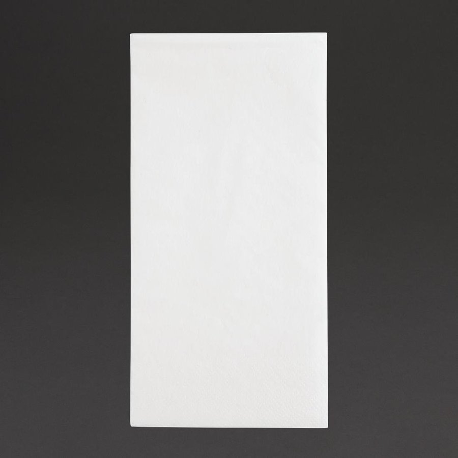 Dinner Napkins | 1/8 fold | White | 400mm | (2000 pieces)