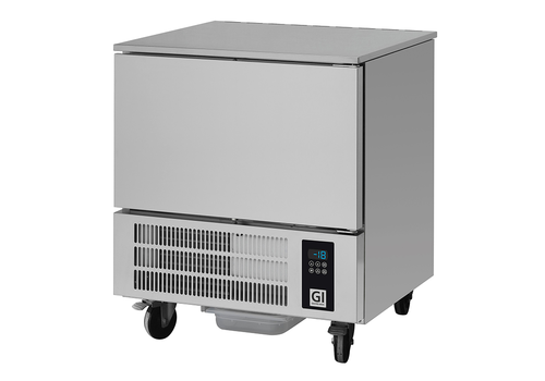  HorecaTraders Stainless Steel Quick Freezer on Wheels | 5x GN1/1 