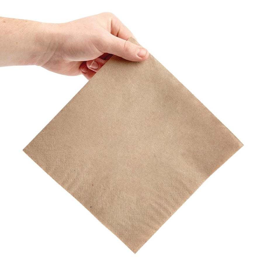 Dinnerservietten | 1/4 Falz | Recyceltes Kraftpapier | 400 mm (2000 Stück)