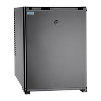 Minibar réfrigéré noir | Réfrigérateur de bar d'hôtel | 30 litres