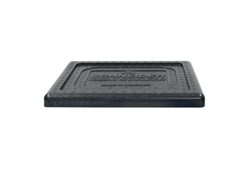  HorecaTraders Couvercle | GN 1/2 | Noir | pour Thermobox 