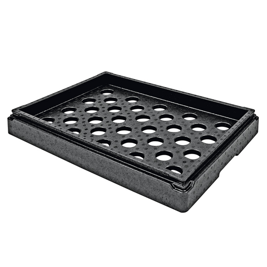 Bord de jante | Polypropylène | Noir | Pour les éléments de refroidissement et de réchauffement