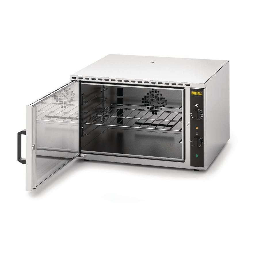 convection oven stainless steel | 50L | 40x62x60cm