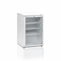 Refroidisseur de bouteilles | Blanc | Porte battante | 4 pieds réglables