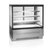 HorecaTraders Display counter | Refrigerated | Silver | 900 x 750 x 1350 mm