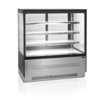 Display counter | Refrigerated | Silver | 900 x 750 x 1350 mm