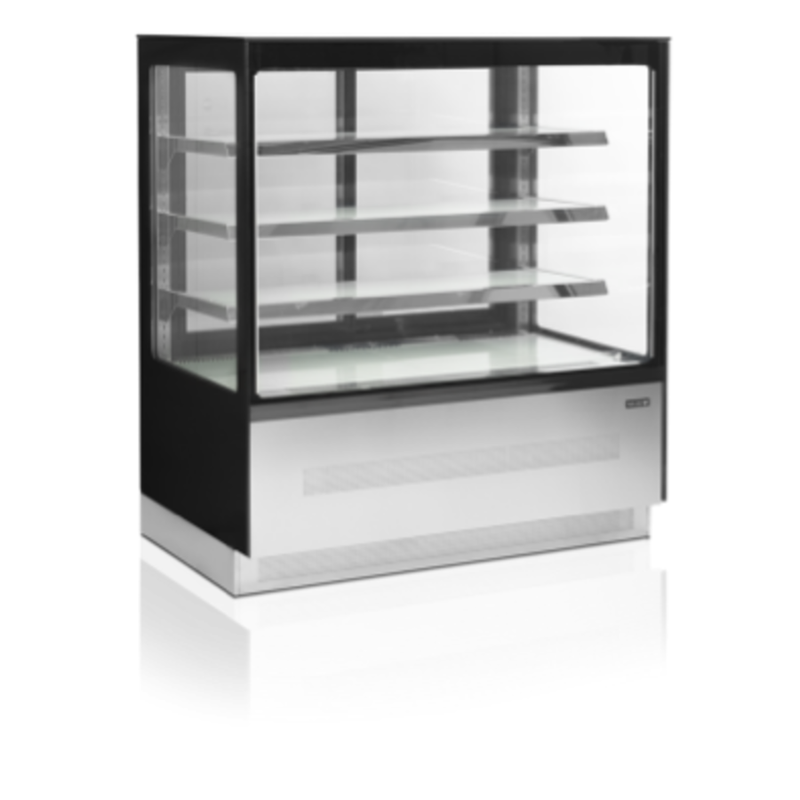 Display counter | Chilled | Black | 1200x750x1350mm