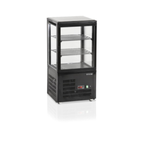  HorecaTraders Thekendisplay | Gekühlt | Schwarz | 428 x 386 x 855 mm 