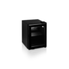 HorecaTraders Display refrigerator | Black | Glass door | 22 liters
