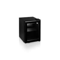 Display refrigerator | Black | Glass door | 22 liters