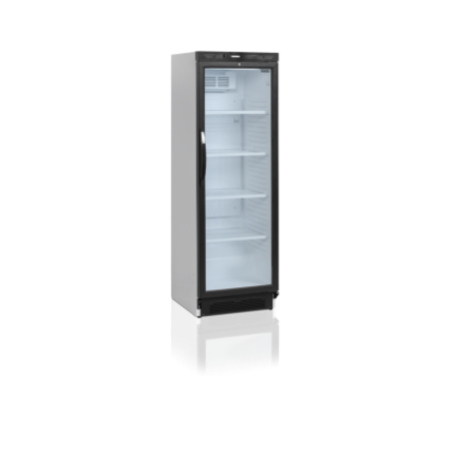 Refroidisseur de bouteilles | Blanc | Porte battante en verre | 372L