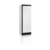 HorecaTraders Storage Cooler | White | Reversible closed door | with Lock | 59.5 x 64 x 184 cm