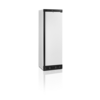 HorecaTraders  Storage Cooler | White | Reversible Solid Door | with Lock | 59.5 x 64 x 184 cm