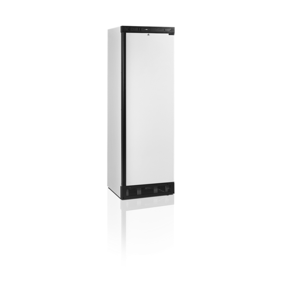 Glacière de stockage | Blanc | Porte pleine réversible | avec serrure | 59,5 x 64 x 184 cm