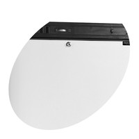 Storage Cooler | White | Reversible closed door | with Lock | 59.5 x 64 x 184 cm