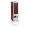 HorecaTraders Wine dispenser | Burgundy | 3x10 Liter | 35x46x115cm