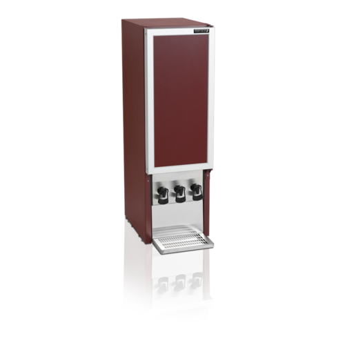  HorecaTraders Wijndispenser | Bordeaux | 3x10 Liter | 35 x 46 x 115cm 