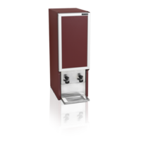 Red wine dispenser with 2 shelves | 39x60x112cm