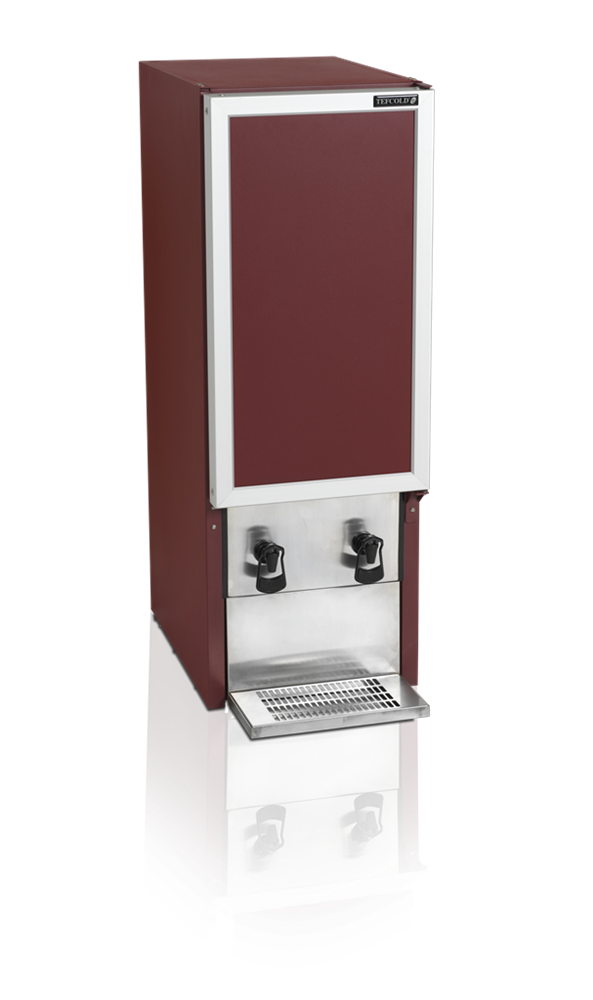 Buy Red wine dispenser with 2 shelves 39x60x112cm online HorecaTraders