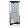 HorecaTraders Display Cooler | White | Glass door | LED lighting | 78x75x190cm