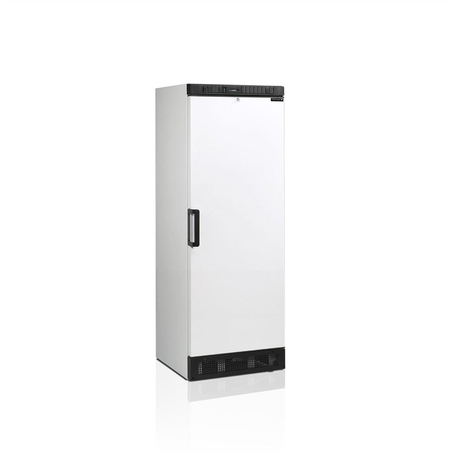 Glacière de stockage | Blanc | Porte réversible avec serrure | 59,5 x 64 x 163,5 cm