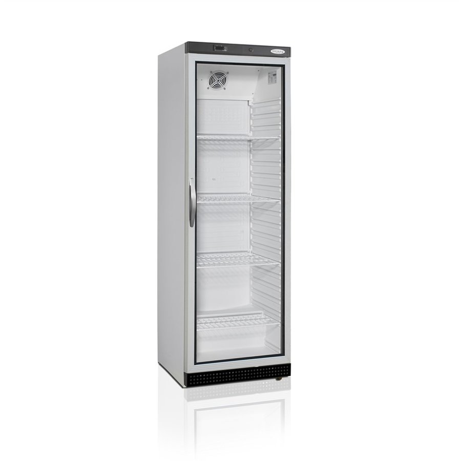 Display Cooler | White | Glass door | Adjustable shelves | 60x60x185cm