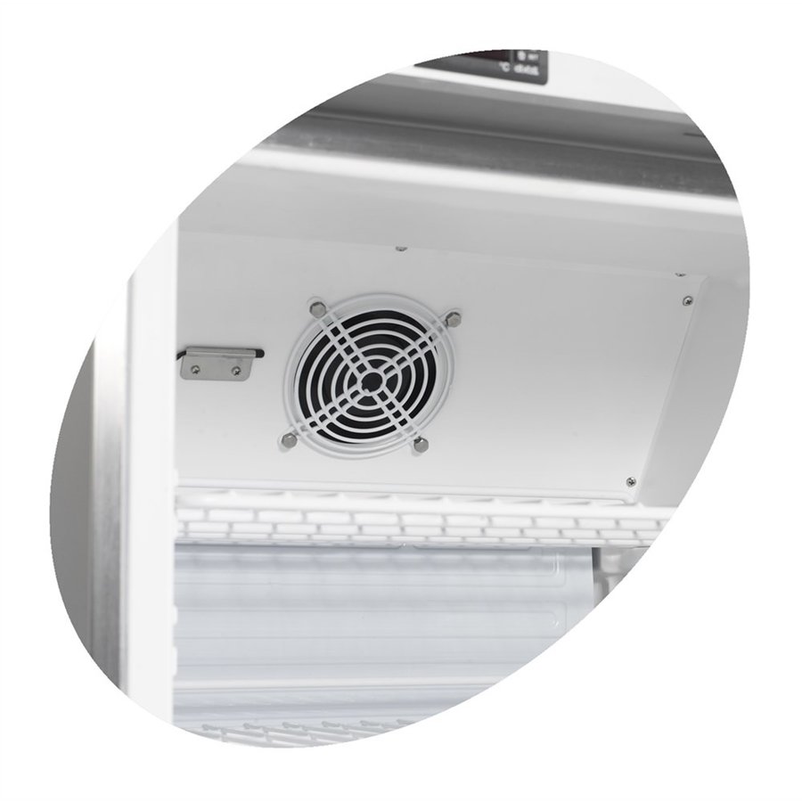 Display Cooler | White | Reversible Door | Adjustable foot | 60x60x85cm