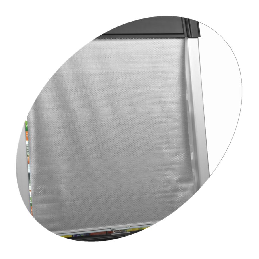 Open Front Cooler | Black | 2 to 8 °C | 64 x 64 x 154 cm