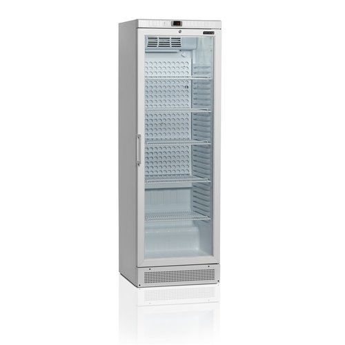  HorecaTraders Medical Cooler | White | Alarm connection | 5 shelves | 60x64x180 cm 