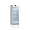 HorecaTraders Medical Cooler | White | Fan cooling | Glass door | 60x64x164cm