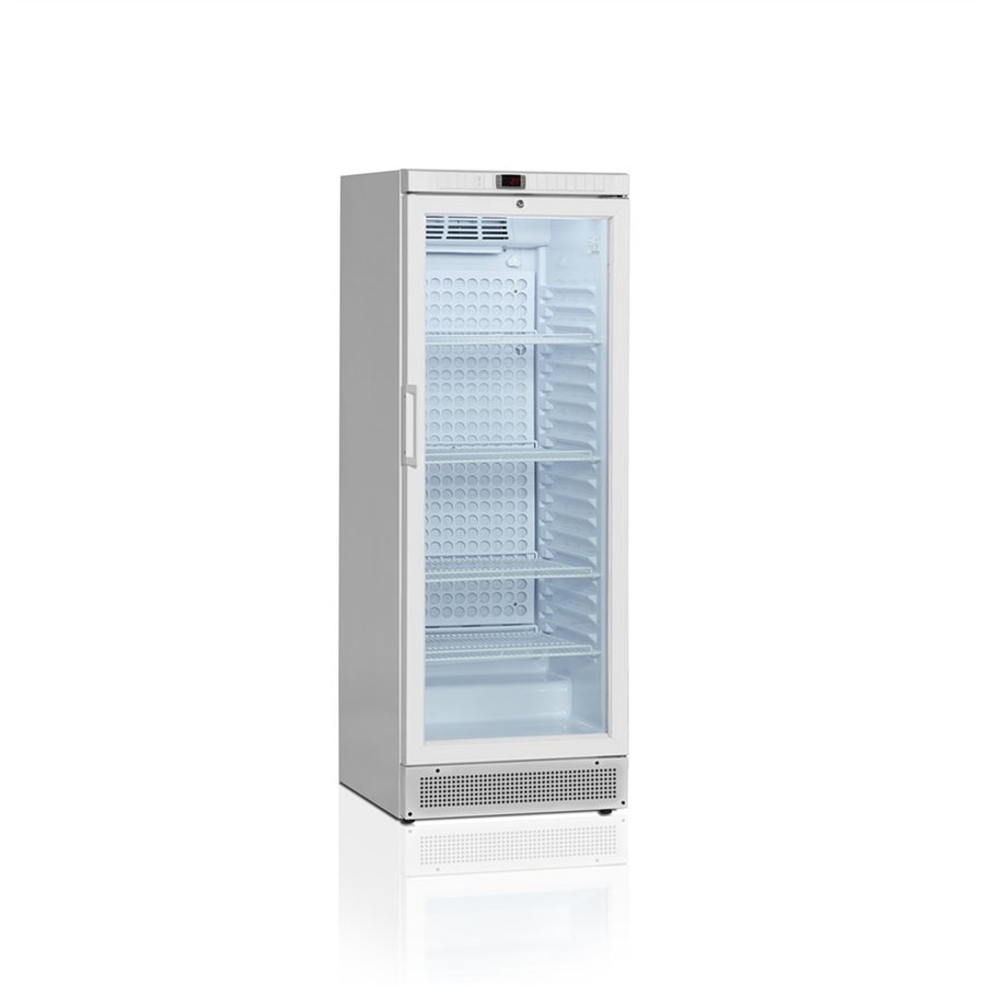 Glacière médicale | Blanc | Refroidissement par ventilateur | Porte vitrée | 60x64x164cm