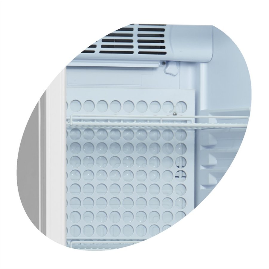 Medical Cooler | White | Fan cooling | Glass door | 60x64x164cm