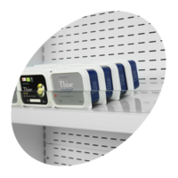 Multideck Cooler | White | Sliding doors and lock | 0 to 8 °C | 1335 x 737 x 1987 mm