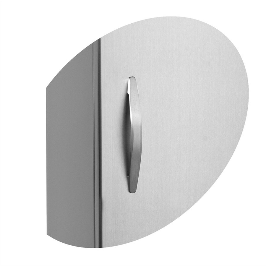 Glacière de stockage | Porte réversible avec serrure | 600 x 600 x 1850 mm