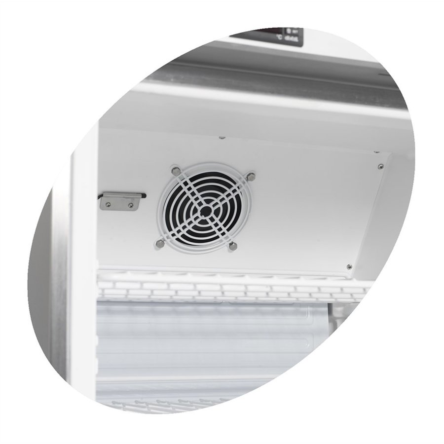 Glacière de stockage | Blanc | Porte réversible avec serrure | 777 x 720 x 1720 mm