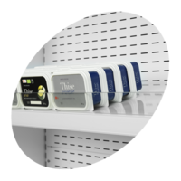 Multideck Cooler | White | Sliding doors and lock | 0 to 8 °C | 1885 x 737 x 1987 mm