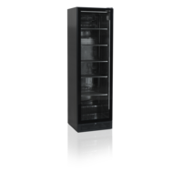 Refroidisseur d'affichage | Noir | Porte vitrée | Éclairage LED | 60x60x199cm