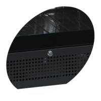 Refroidisseur d'affichage | Noir | Porte vitrée | Éclairage LED | 60x60x199cm