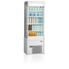 HorecaTraders Open Front Cooler | White | 2 to 8 °C | 67 x 58 x 200.5 cm