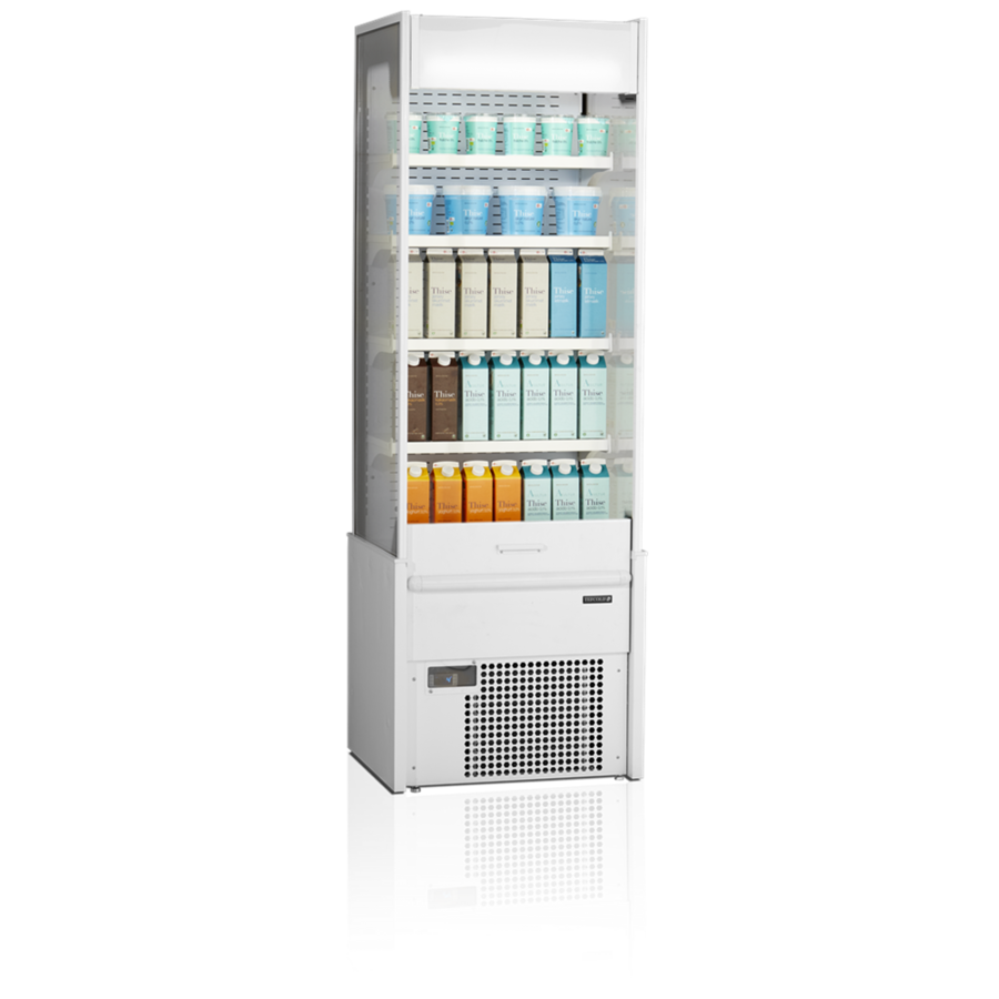 Open Front Cooler | White | 2 to 8 °C | 67 x 58 x 200.5 cm