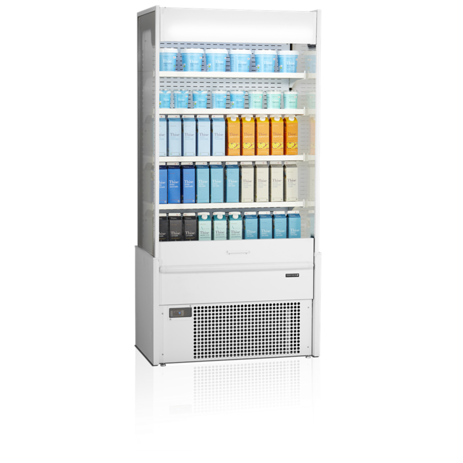 Open Front Cooler | White | 2 to 8 °C | 97 x 58 x 200.5 cm