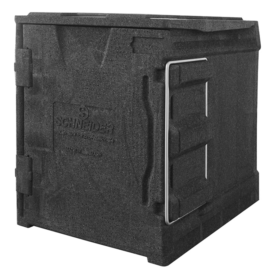 Polypropylene Front Loading Thermobox | Black | (600x400mm)