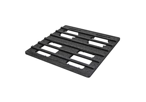  HorecaTraders Polypropylene Cooling Element Holder | Black | For Thermobox | 600x400mm 