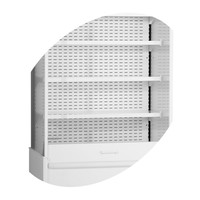Open Front Cooler | White | 2 to 8 °C | 97 x 58 x 200.5 cm