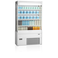 Open Front Cooler | White | 2 to 8 °C | 117x58x200.5 cm