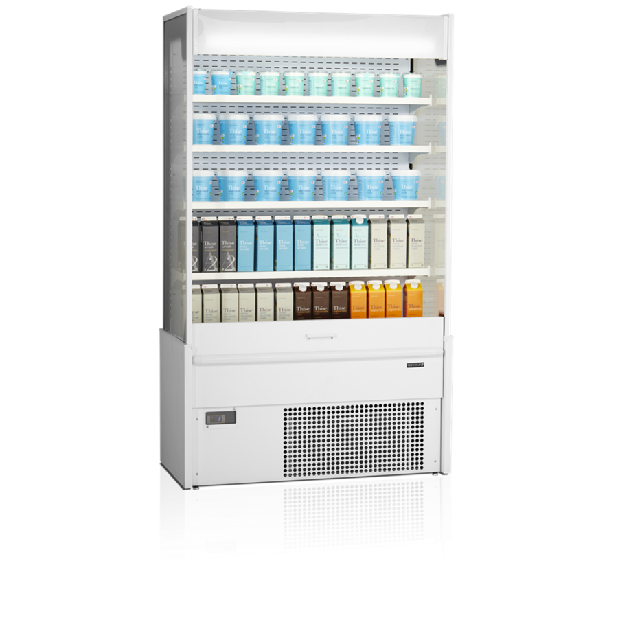 Open Front Cooler | White | 2 to 8 °C | 117x58x200.5 cm